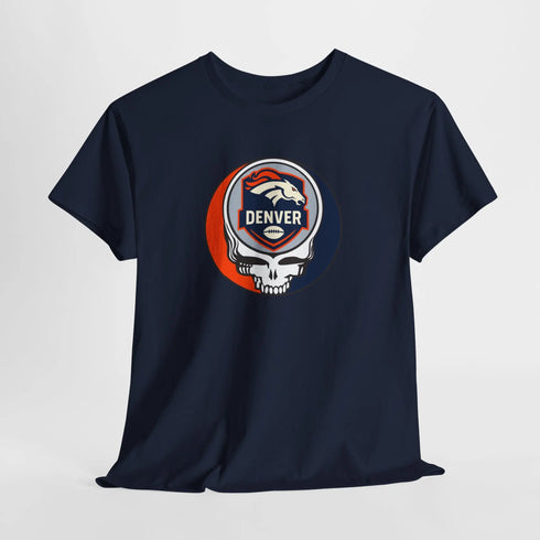 Grateful Dead - Denver Broncos Stealie Unisex T-Shirt - NFL - StealieShop